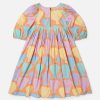 Kids Stella McCartney Dresses And All-In-Ones | Seashell Print Puff Sleeve Dress