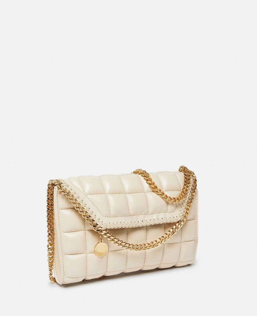 Women Stella McCartney Iconic Falabella | Falabella Square Quilted Wallet Crossbody Bag