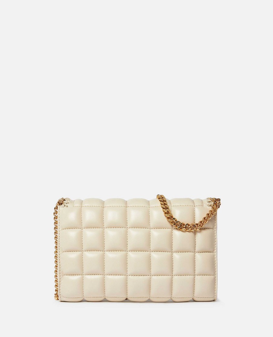 Women Stella McCartney Iconic Falabella | Falabella Square Quilted Wallet Crossbody Bag