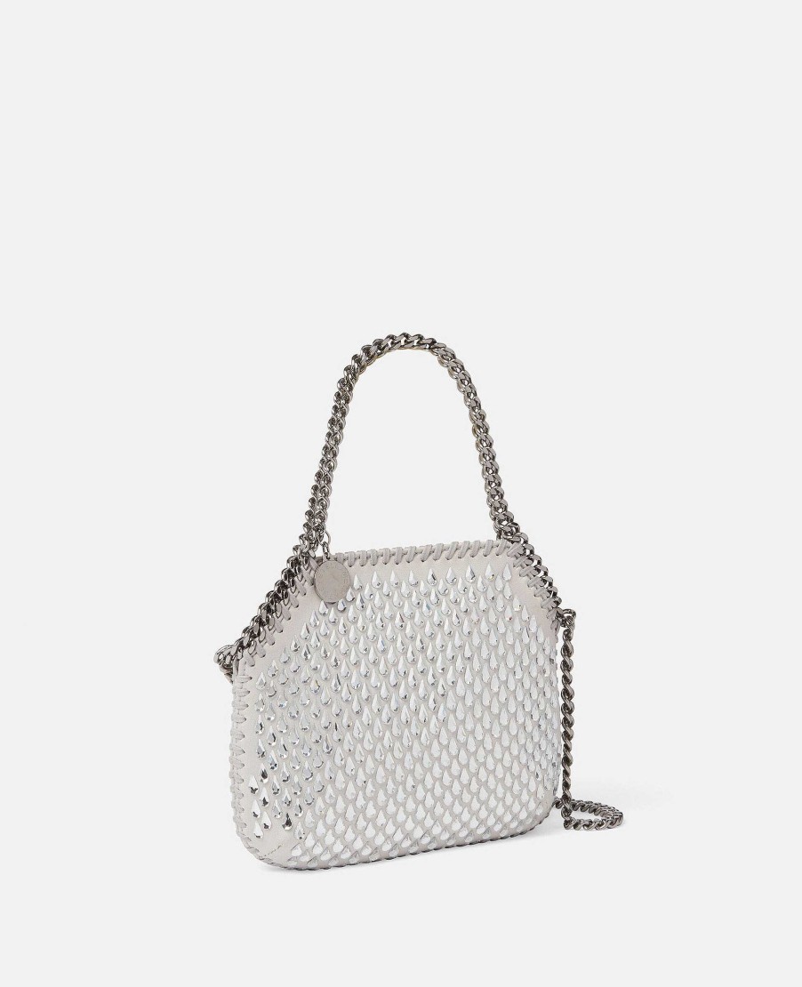 Women Stella McCartney Iconic Falabella | Falabella Crystal Mesh Mini Tote Bag