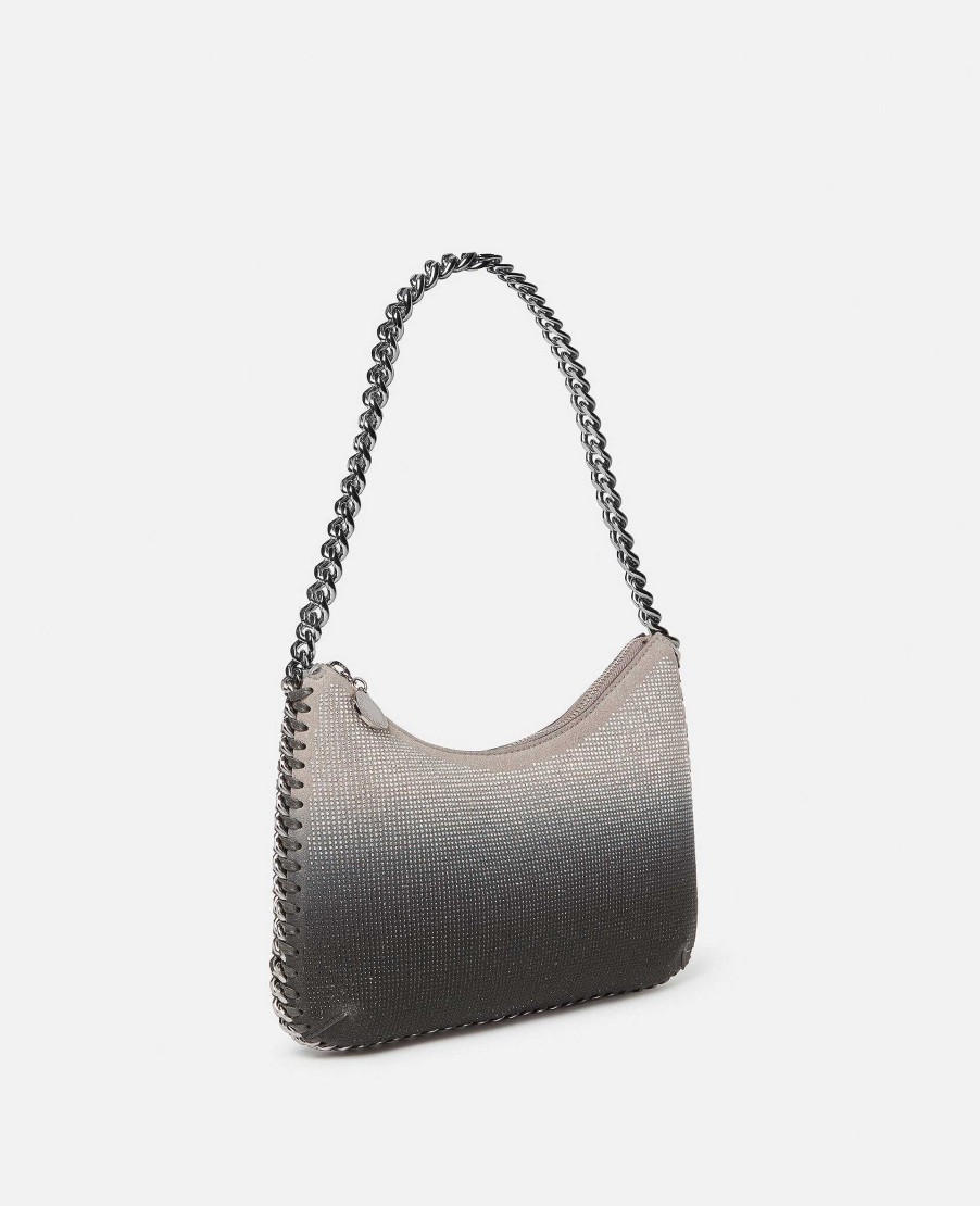 Women Stella McCartney Iconic Falabella | Falabella Zip Crystal Gradient Mini Shoulder Bag