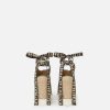 Women Stella McCartney Wedges | Gaia Alter Mat Peeptoe Wedge Espadrilles