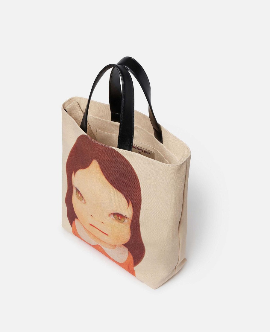 Unisex Stella McCartney Bags | Twins I Print Cotton Canvas Tote Bag